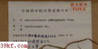  Sphacelotheca pekingensis Wang
